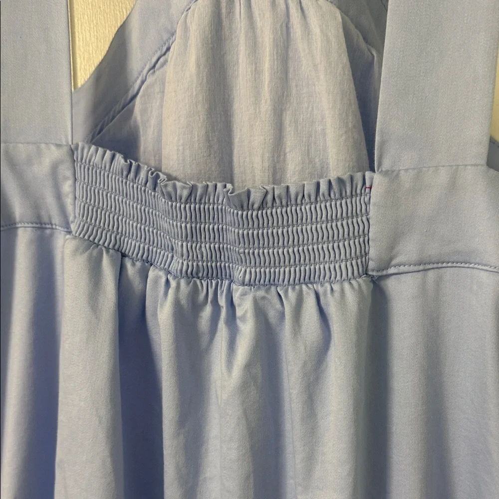 Elegant Blue Halter Maxi Dress - Picture 4 of 5